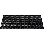 Коврик входной резиновый Luscan Professional 80×120×16мм черный