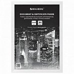 Рамка 21×30 смдеревобагет 14 ммBRAUBERG «Elegant»белаяакриловый экран391294