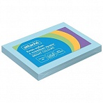 Стикеры Attache Bright colours 76×51 мм пастельные голубые (1 блок,100 листов)