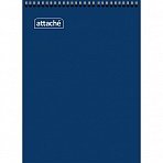 Блокнот Attache А4 60 листов синий в клетку на спирали (205x292 мм)