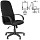 Кресло для руководителя Chairman 555 LUX черное (сетка/ткань, металл) 