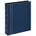 превью Альбом для монет OfficeSpace «Люкс» формат Optima, 230×270 на кольцах, синий матовый, 10л., иск. кожа