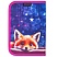 превью Пенал BRAUBERG, 1 отделение, 2 откидные планки, полиэстер, 21×14 см, Cute fox