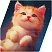 превью Закладка для книг 3D с линейкой, 150×55мм, ArtSpace «Cute kitten», декоративный шнурок
