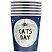 превью Стаканы бумажные MESHU «Catsday», 200мл, 6шт. 