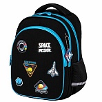 Рюкзак BRAUBERG OPTIMA, 2 отделения, с брелком, «Open space», 36×27х18 см