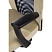 превью Кресло офисное Easy Chair 225 PTW бежевое/черное (велюр, металл)