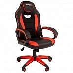 Кресло компьютерное BRABIX «Blaze GM-162», ткань TW/экокожа, черное/красное, 532580