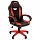 Кресло компьютерное BRABIX «Blaze GM-162», ткань TW/экокожа, черное/красное, 532580