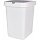 Ведро-контейнер для мусора (урна) Svip «Квадра», 14л, прямоугольное, пластик, белое