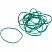 превью Резинка банковская универсальная 500 г (диаметр 60 мм, толщина 1.5 мм, зеленая)