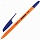 Ручка шариковая ОФИСМАГ «X-333 Orange», СИНЯЯ, корпус оранжевый, узел 1 мм, линия письма 0.5 мм