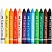 превью Мелки восковые Faber-Castell, 12цв., трехгранные, картон. упак. 