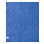 Тряпка для мытья пола ЛАЙМА, плотная микрофибра, 70×80 см, синяя