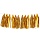 Гирлянда Тассел, Золото, Металлик, 35×12 см, 12 листов., 521146