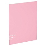 Папка с 10 вкладышами Berlingo «Haze», 9мм, 600мкм, с внутр. карманом, розовая, софт-тач