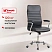 превью Кресло для руководителя Комус Мебель (Easy Chair) 580 чёрное (экокожа, металл хромированный)