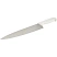 превью Нож поварской лез 300 мм толщ 2 мм 3Cr13 белая пластиковая ручка