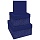 Набор квадратных коробок 3в1, MESHU «Цветочный принт», (19.5×19.5×11-15.5×15.5×9см)