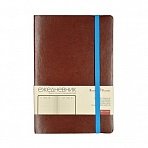 Ежедневник недатированный Megapolis soft (коричневый, А5, 144х212мм, 136л)