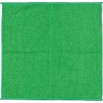 Салфетка хозяйственная из микрофибры универс 280г/м2 30×30см зел