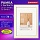 Рамка 21×30 см с паспарту 13×18 см, небьющаяся, аналог IKEA, багет 26 мм, МДФ, BRAUBERG «Zool», цвет слоновая кость