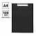 превью Папка-планшет с зажимом OfficeSpace А4, пластик, черный