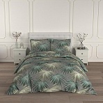 Постельное белье евро Для SNOFF сатин Пальма 158081