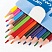 превью Карандаши цветные ПИФАГОР «БИГФУТ», 12 цветов, пластиковые, классические заточенные