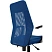 превью Кресло офисное Easy Chair 225 PTW синее (сетка/ткань, металл)