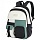 Рюкзак BRAUBERG BLOCKS универсальный, 2 отделения, карман-антивор, черный/бирюзовый/бежевый, 44×32х17 см