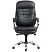 превью Кресло для руководителя Комус Мебель (Easy Chair) 515 чёрное (экокожа, металл хромированный)