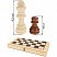 превью Настольная игра шахматы 24×12х3см деревянные, фигуры дерево, в кор. ИН-9460