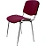 превью Стул офисный Easy Chair Изо/Iso бордовый (ткань, металл) (244440)