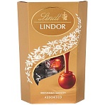 Конфеты LINDOR ассорти из молоч. бел. темн шоколада с начинкой пралине,200г