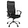 Кресло руководителя Helmi HL-E16 «Content», ткань/сетка/экокожа черная, хром