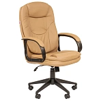 Кресло для руководителя Easy Chair 695 TPU бежевое (экокожа, пластик)