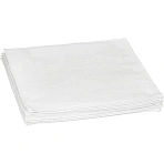 Полотенце Luscan махровое 30×30, 450 гр/м2, Oтель белый, Турция, 10 шт/уп