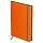 Ежедневник недатированный, А5, 136л., твердый переплет, кожзам, BG «Contrast. Orange», оранжевый, цветной срез, на резинке