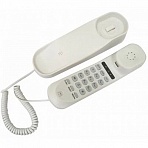 Телефон RITMIX RT-002 white, удержание звонка, тональный/импульсный режим, повтор, белый