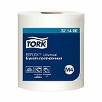 Бумага протирочная с центральной вытяжкой 270 метров, TORK Reflex (M4) 1-слойная, КОМПЛЕКТ 6 рулонов