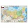 Карта настенная «Россия. Политико-административная карта», М-1:4 млн., размер 197×130 см, ламинир.