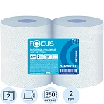 Протирочная бумага Focus Jumbo 5079731 W1/W2 белая (2 рулона по 350 метров)