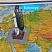 превью Карта мира физическая 157×107 см, 1:21.5М, с ламинацией, интерактивная, в тубусе, BRAUBERG
