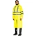 превью Плащ сигнальный влагозащитный Waterproof Line Extra-V-ПЛ плащёвая ткань с ПВХ покрытием на молнии жёлтый с СОП (размер 104-108 (52-54), рост 182-188)