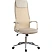 превью Кресло для руководителя Комус Мебель (Easy Chair) 565 бежевое (сетка/ткань, металл хромированный)