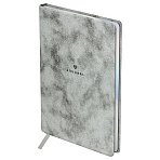 Ежедневник недатированный, А5, 136л., кожзам, BG «Shimmer. Silver», серебряный, голографический срез