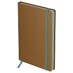 Ежедневник недатированный, А5, 136л., твердый переплет, кожзам, BG «Contrast. Taupe», горчичный, цветной срез, на резинке