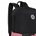 превью Рюкзак Grizzly, 24×34×12см, 1 отделение, 4 кармана, укрепленная спинка, черный-розовый