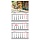 Календарь квартальный 3 бл. на 3 гр., 295×660 мм BG «Водопад», с бегунком, 2026г. 